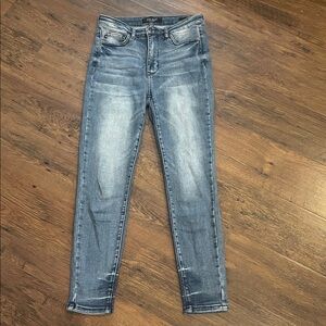 Judy Blue Women's Faded Skinny Jeans - Blue